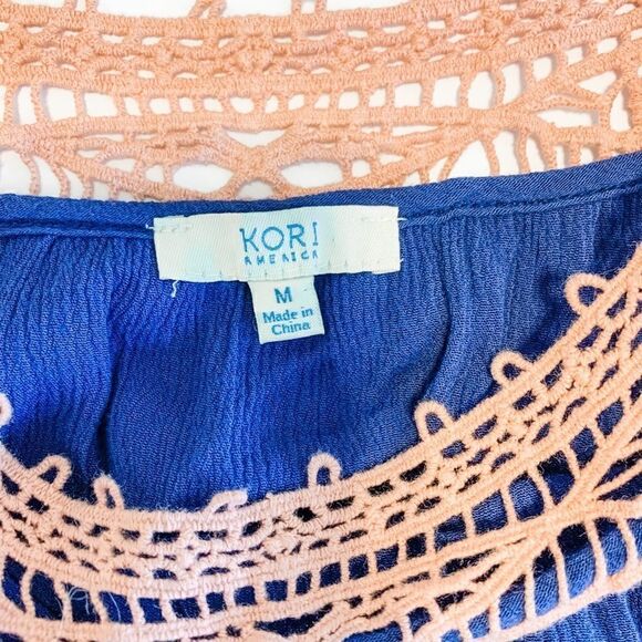 🍋 Kori • Blue Swing Dress w/Embroidered Detail - Picture 6 of 11